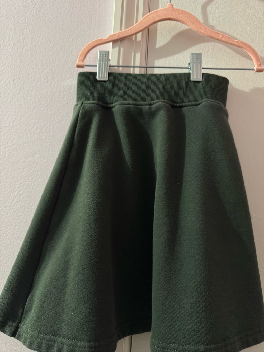Girls Comfortable A-Line Sweat Skirt, size 7, 2 colors available